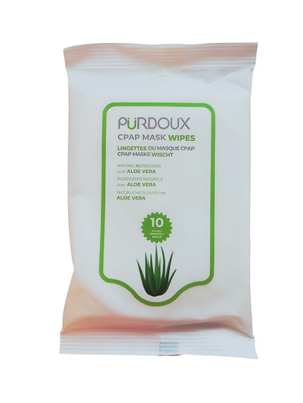 PÜRDOUX CPAP Mask Wipes Aloe Vera 70 | Rockingham CPAP PÜRDOUX CPAP Mask Wipes Aloe Vera 70 | Rockingham CPAP